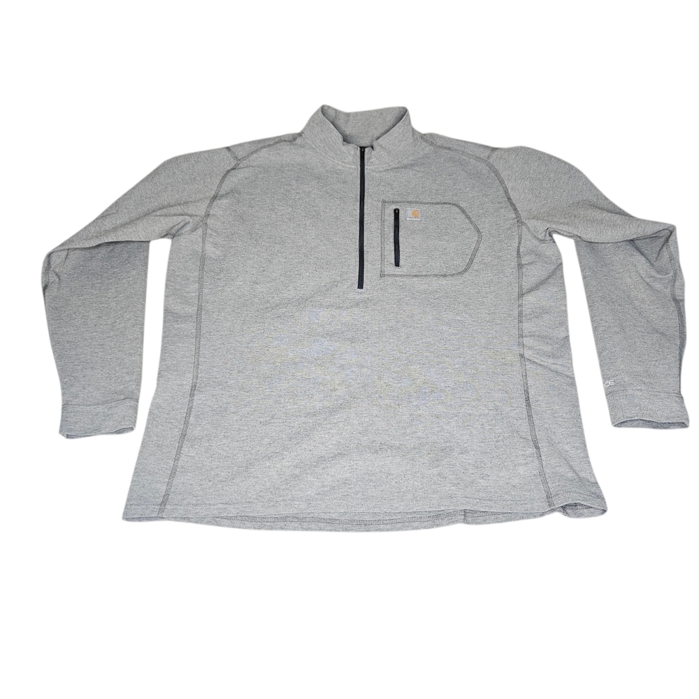 Carhartt Men's Force Relaxed Fit Midweight Long-Sleeve Quarter-Zip Shirt 3XL/3TG